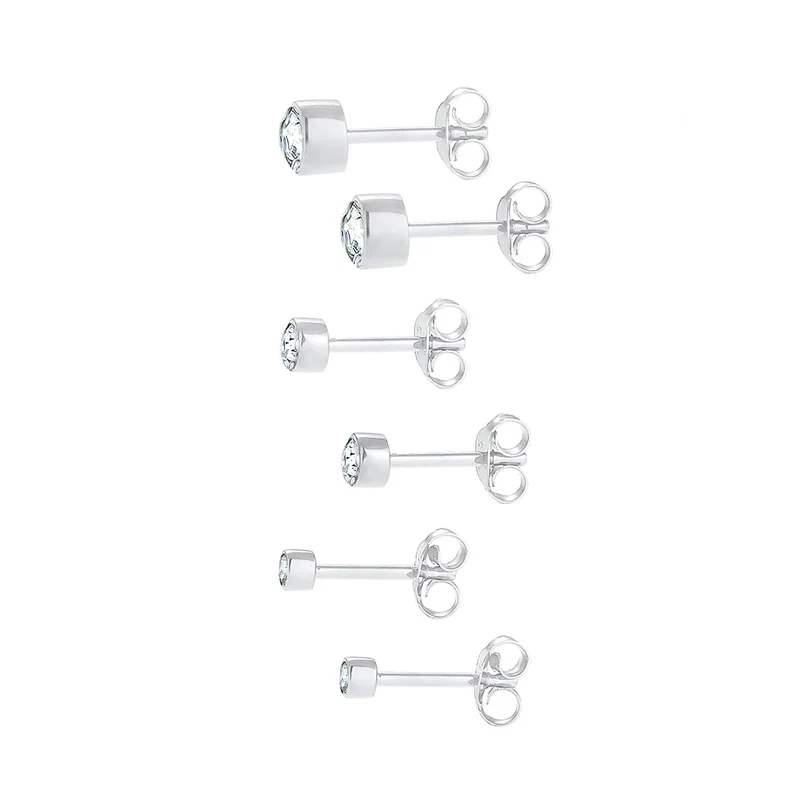 Ohrstecker | Kristall ( Weiß )