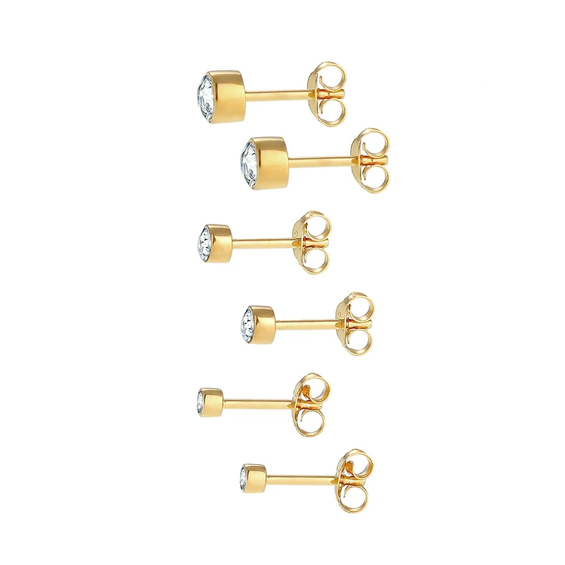 Ohrstecker | Kristall ( Weiß )