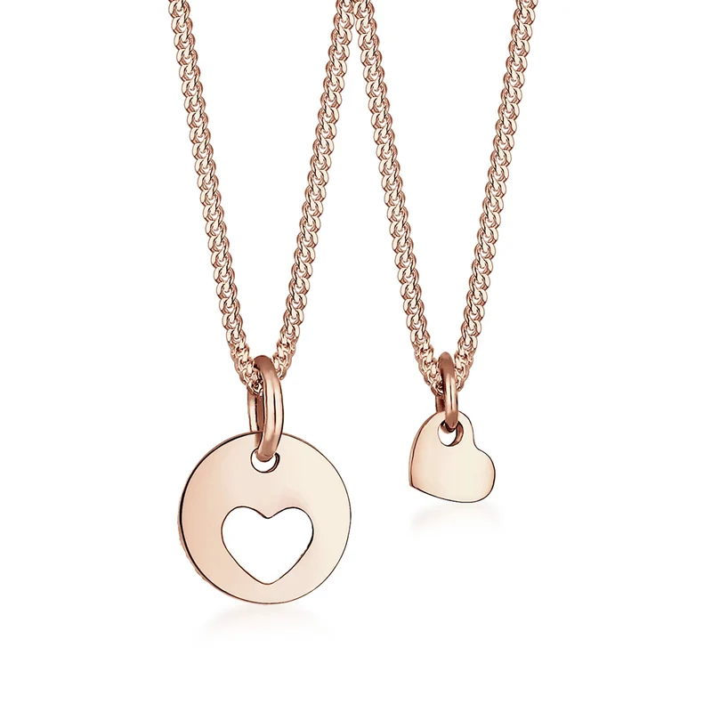 Halskettenset Herz Mutter Kind