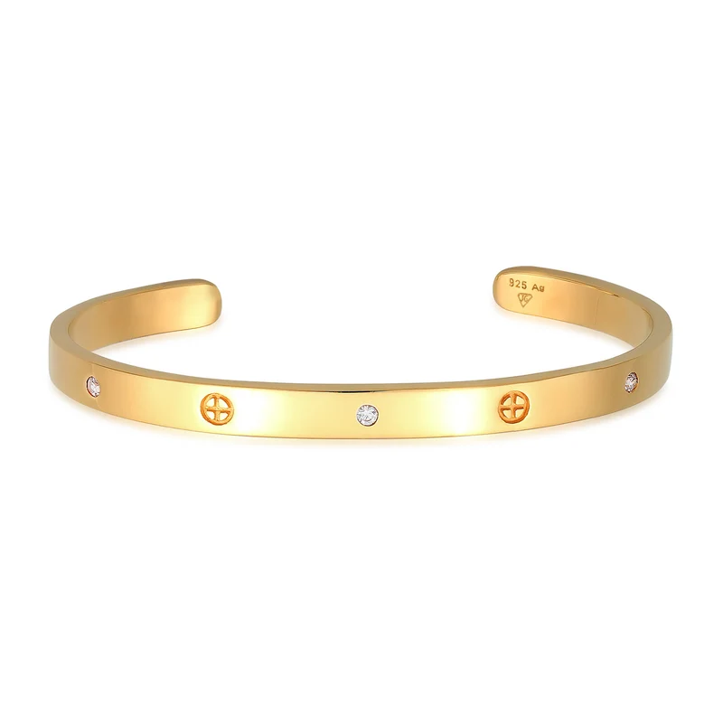 Armreif | Zirkonia (Weiß)