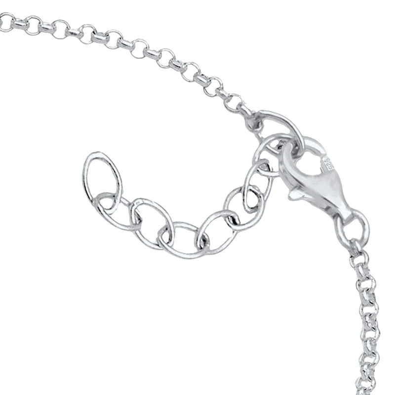 Armband Kreuz | Mit Kristallen von Swarovski® (Weiß)