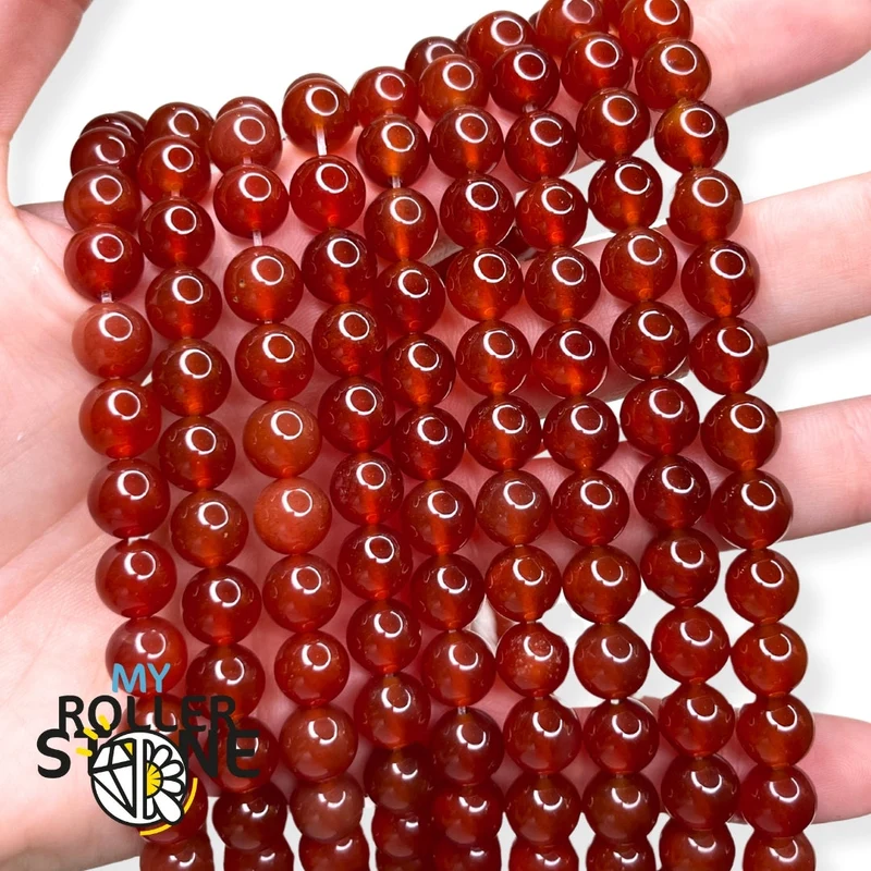 Rote Karneolperle 5A