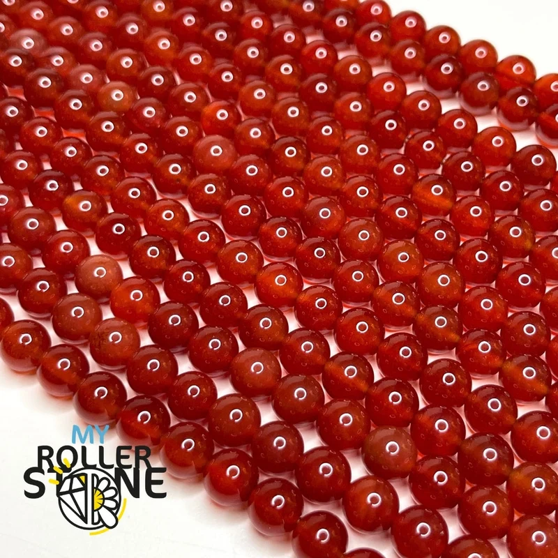 Rote Karneolperle 5A