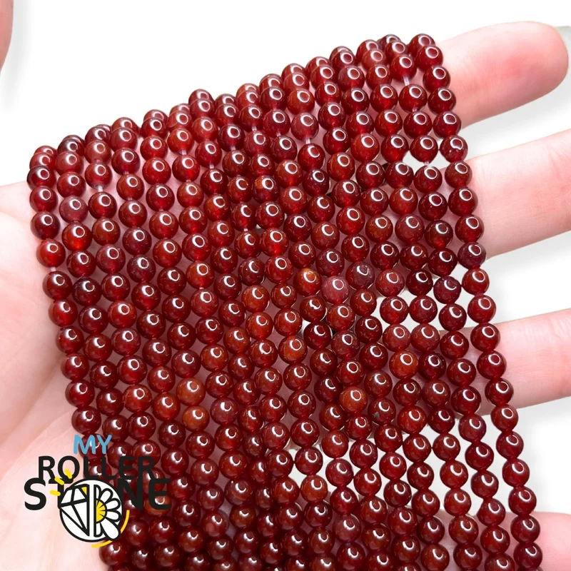 Rote Karneolperle 5A