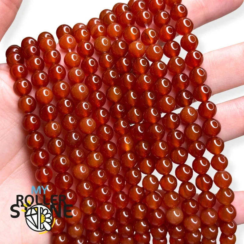 Rote Karneolperle 5A