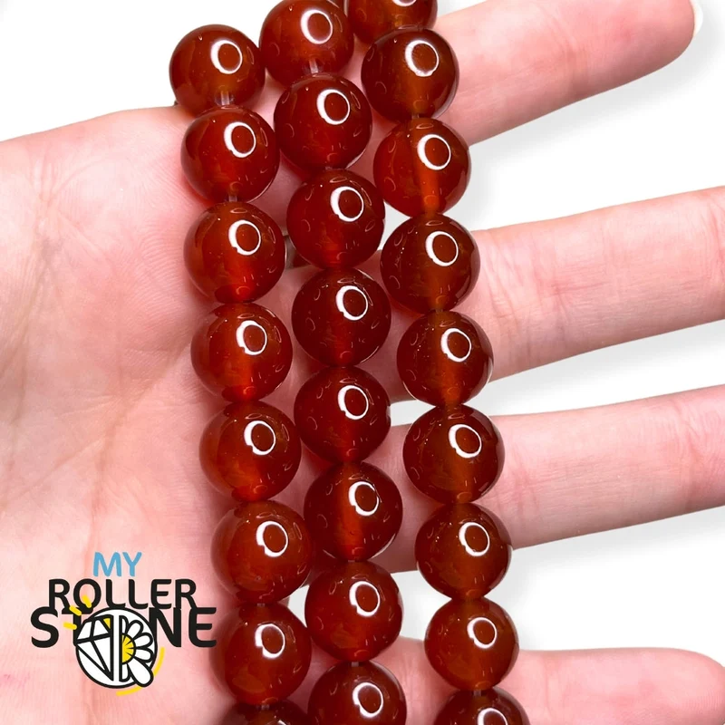 Rote Karneolperle 5A