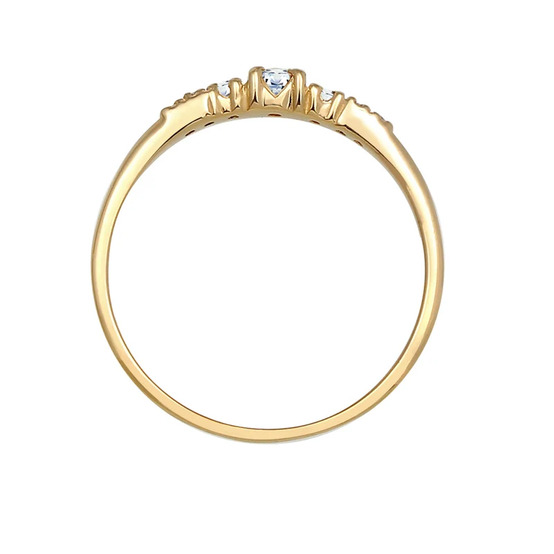 Verlobungsring | Diamant ( Weiß, 0,11 ct )