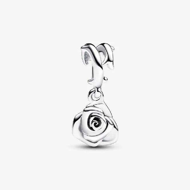 Rose in Bloom Dangle Charms
