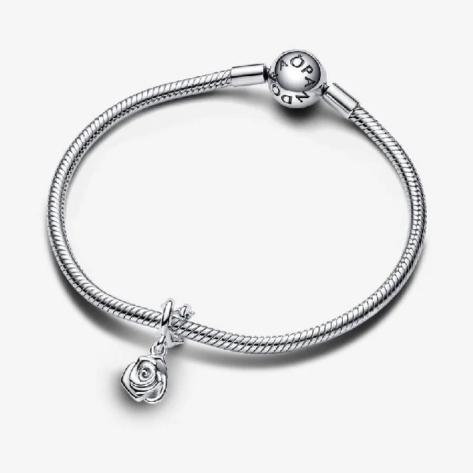 Rose in Bloom Dangle Charms