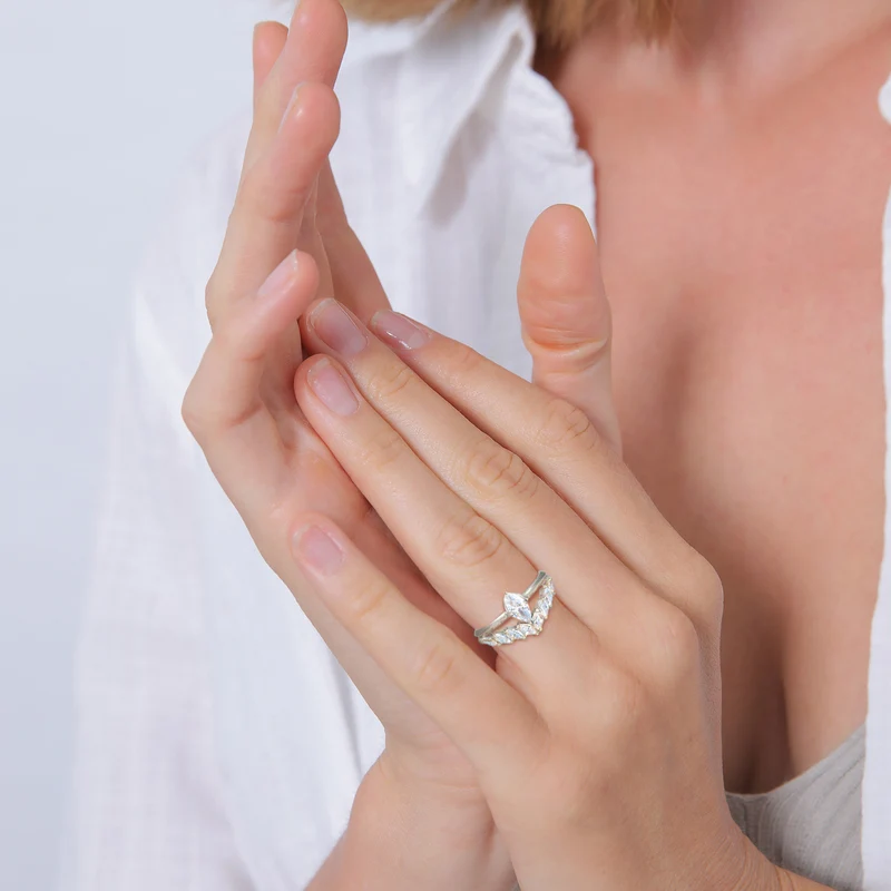 Ring | Zirkonia ( Weiß )