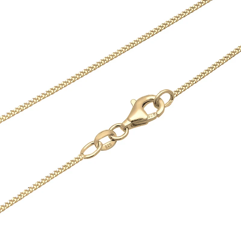 Halskette Solitär Anhänger | Mit Kristallen von Swarovski® (Weiß)