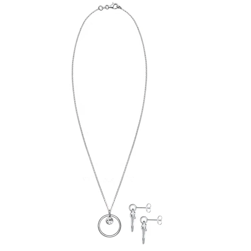 Schmuckset Geo | Kristall ( Weiß )
