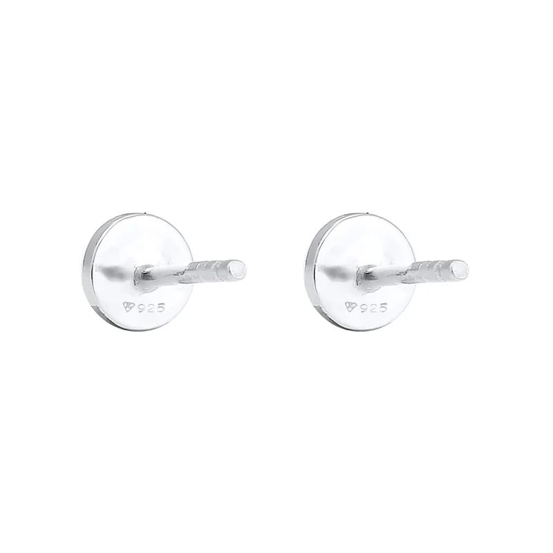 Ohrstecker Kreis Gehämmert