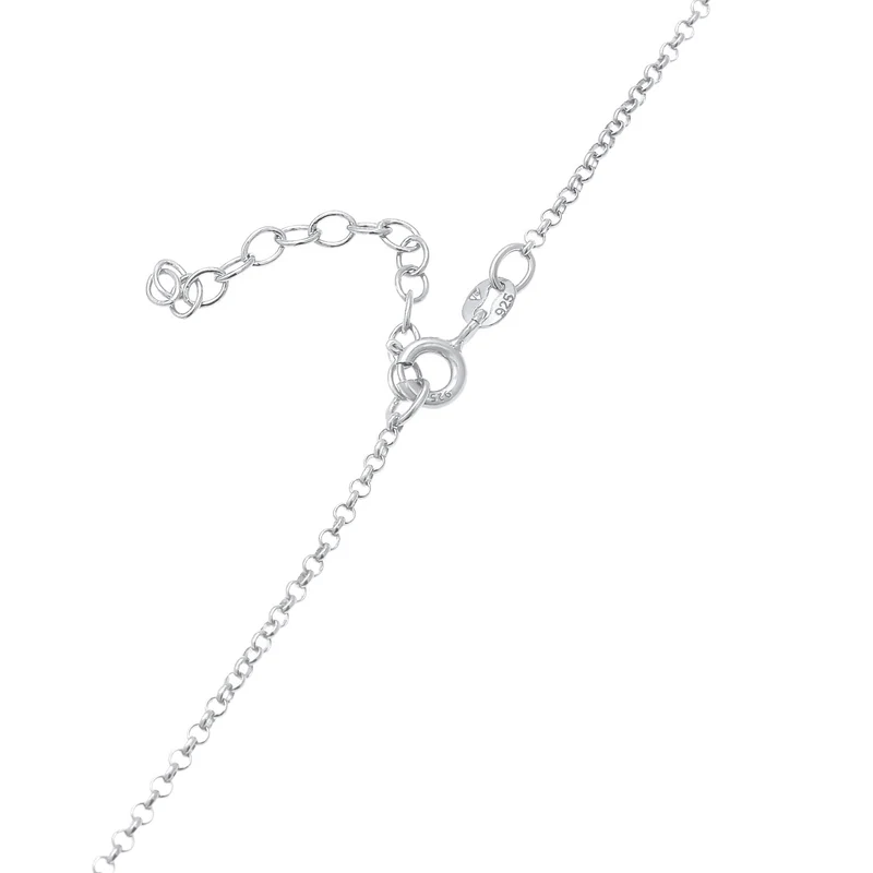 Halskette Kugel | Mit Kristallen von Swarovski® (Weiß)