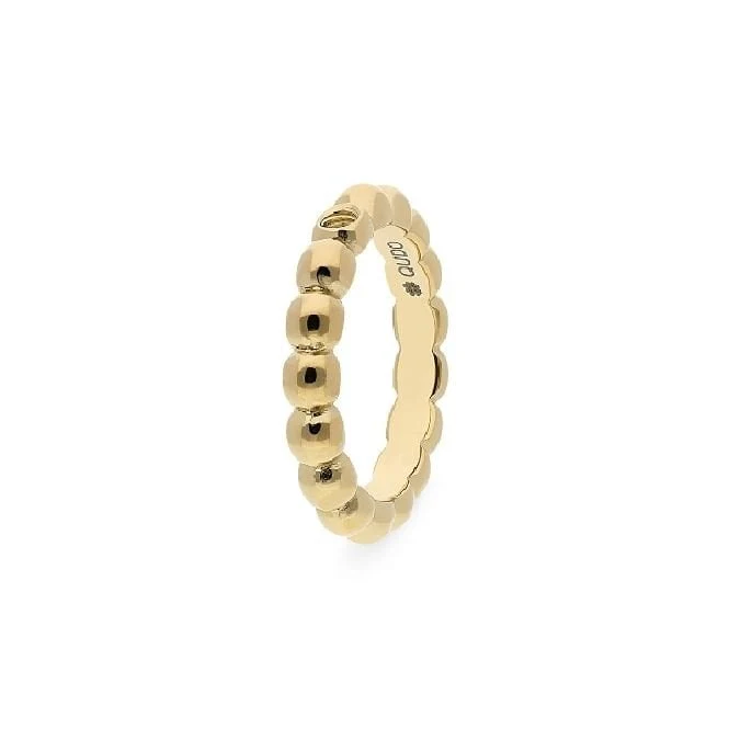 Slim Veroli Gold Interchangeable Ring, Size 50