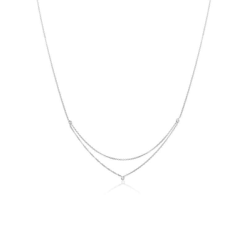 Halskette | Mit Kristallen von Swarovski® (Weiß)