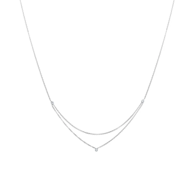 Halskette | Mit Kristallen von Swarovski® (Weiß)