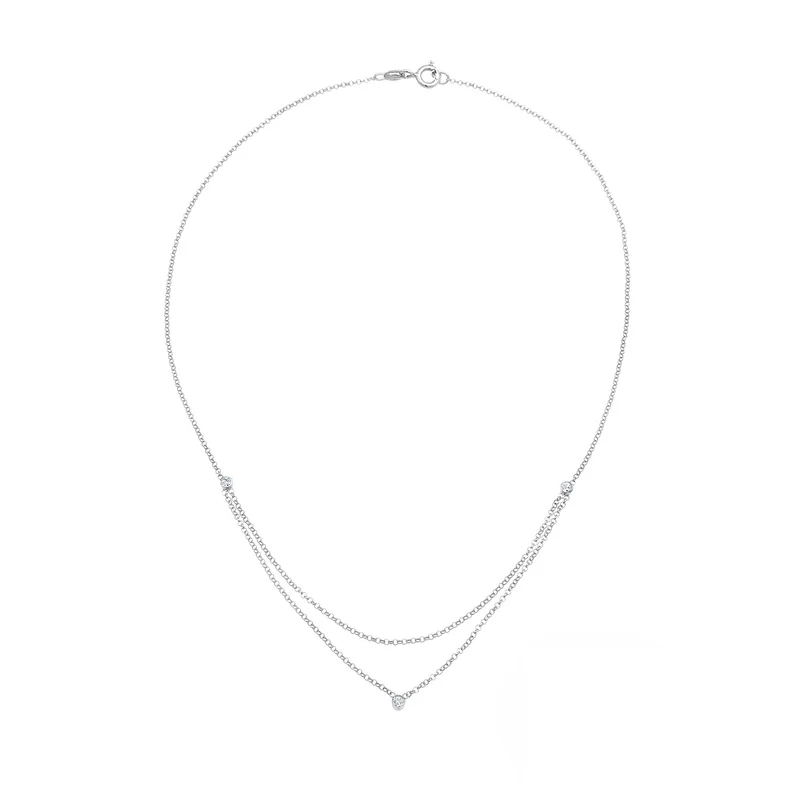 Halskette | Mit Kristallen von Swarovski® (Weiß)