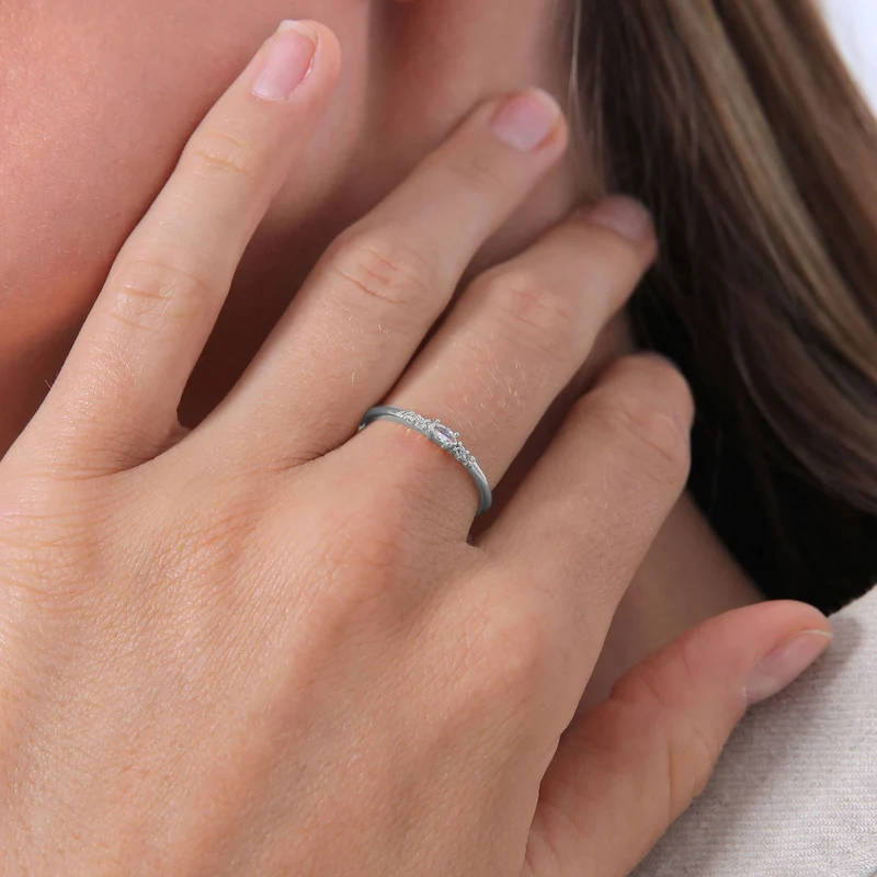 Ring | Zirkonia ( Weiß )