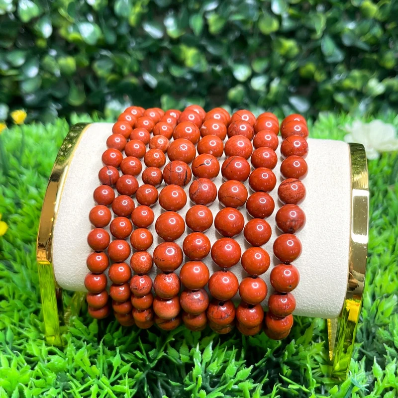 Individuelles Armband aus rotem Jaspis