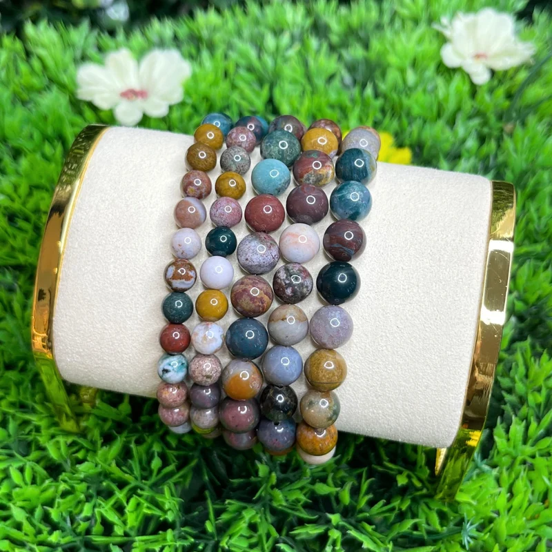 Benutzerdefiniertes Ozean-Jaspis-Armband