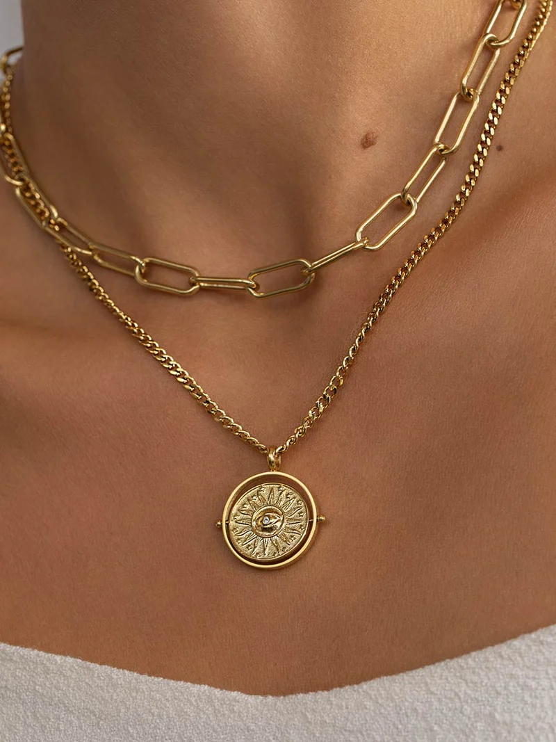 Rotating Sun Flames Kette