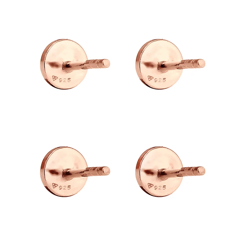 Ohrstecker Set Gehämmert & Glänzend