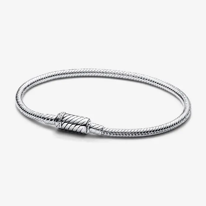 Moments Sliding Magnetic Clasp Snake Chain Bracelet, 20cm