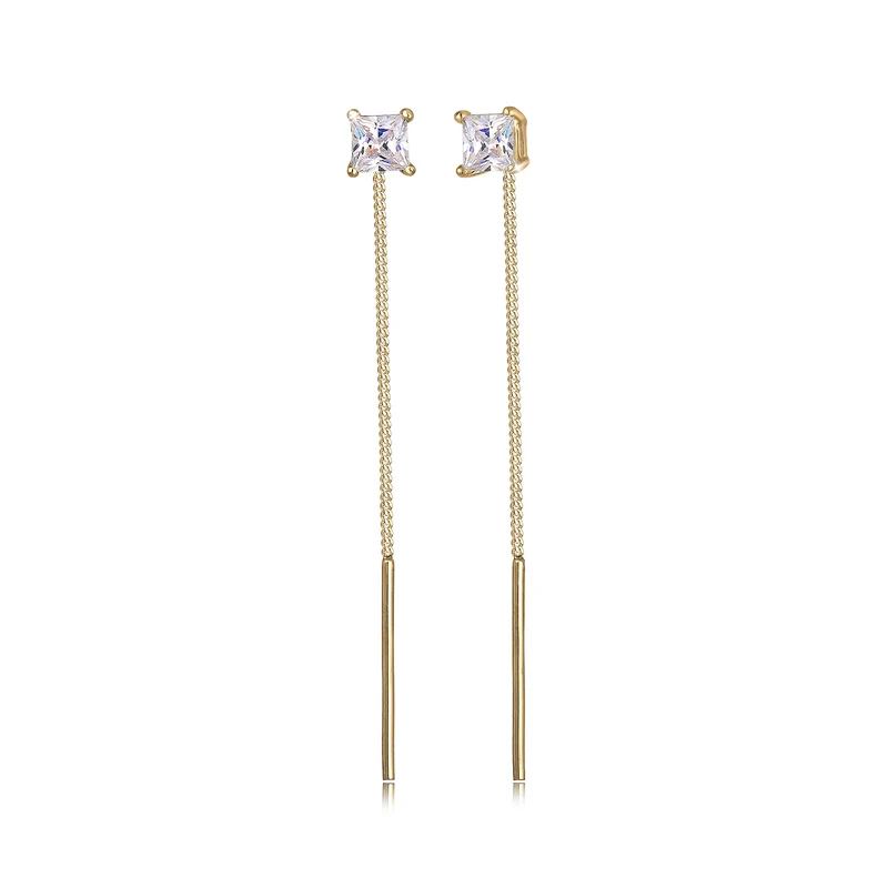 Ohrhänger Ear Chain | Zirkonia ( Weiß )