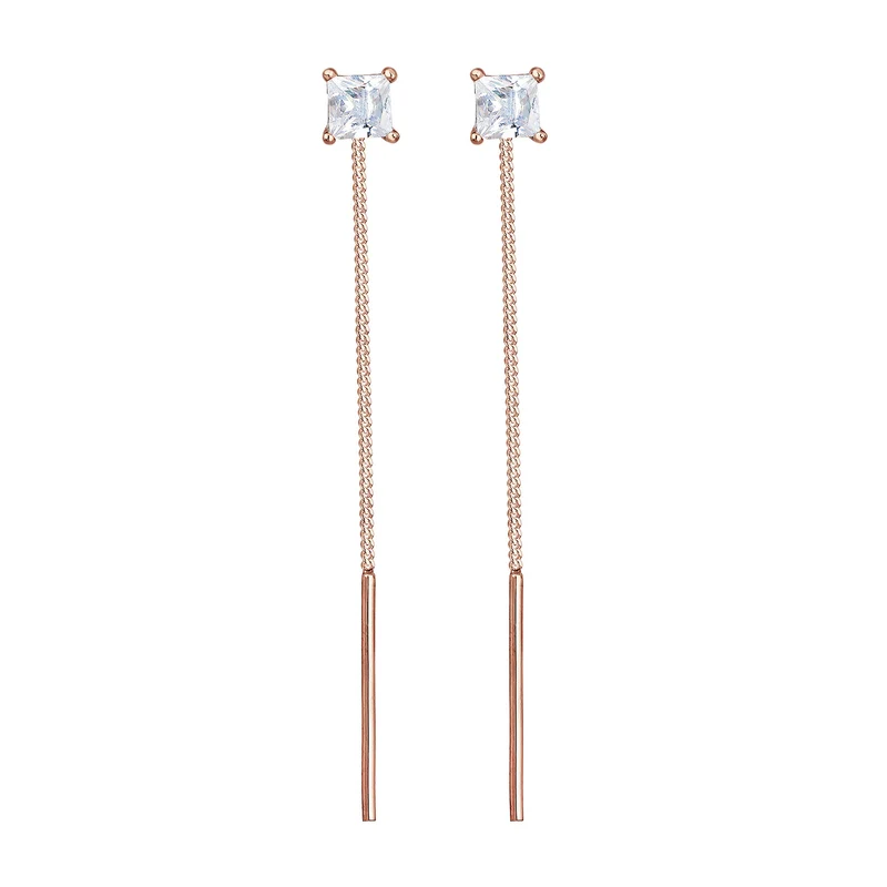 Ohrhänger Ear Chain | Zirkonia ( Weiß )