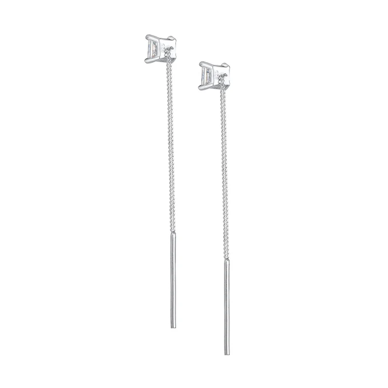 Ohrhänger Ear Chain | Zirkonia ( Weiß )
