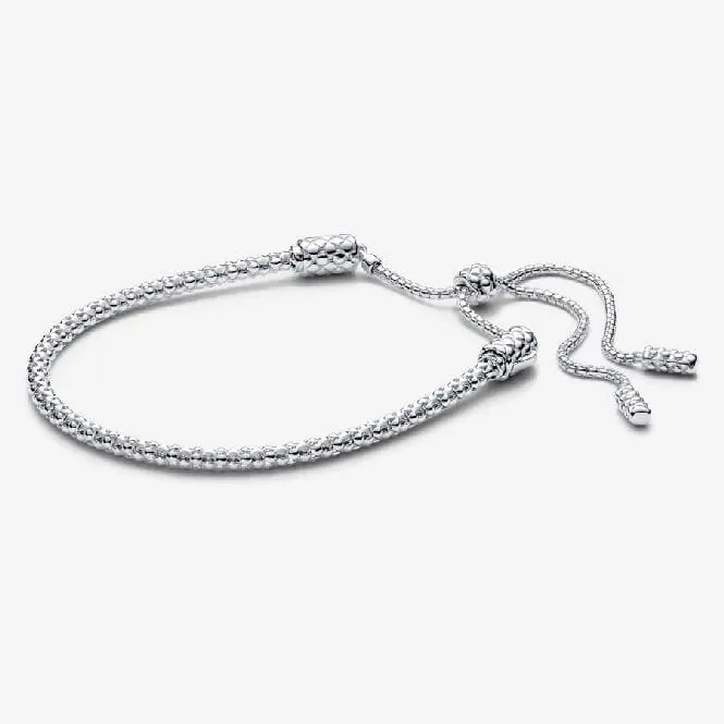 Moments Studded Chain Slider Bracelet, 28cm