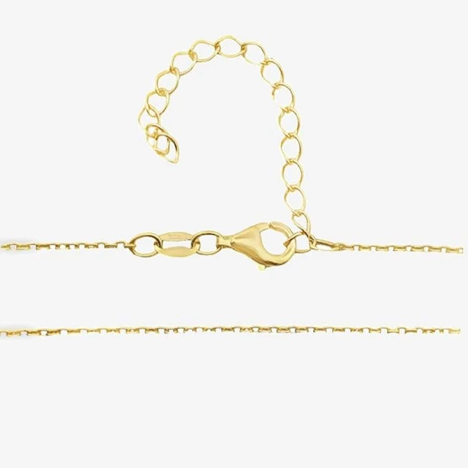 Gold Slim Cross Pendant Necklace