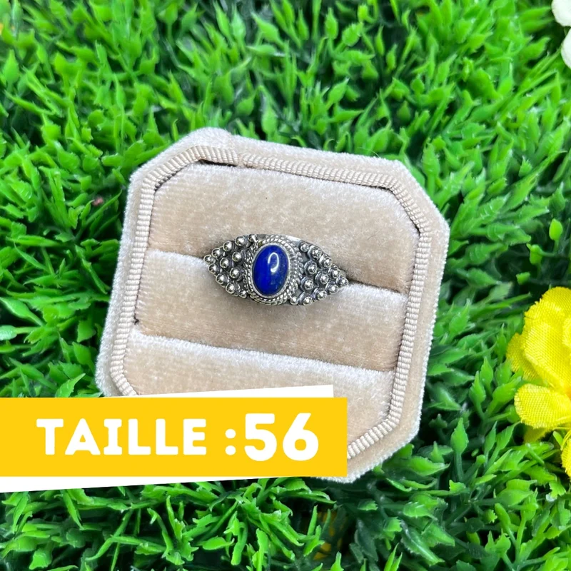 Lapislazuli-Silberring #63