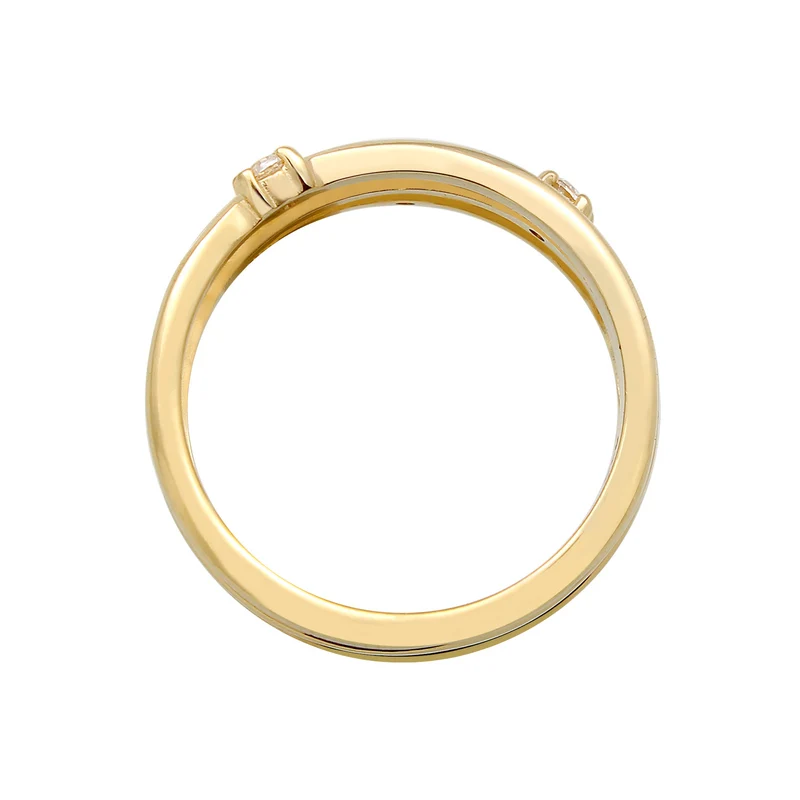 Ring Spirale | Zirkonia ( Weiß )
