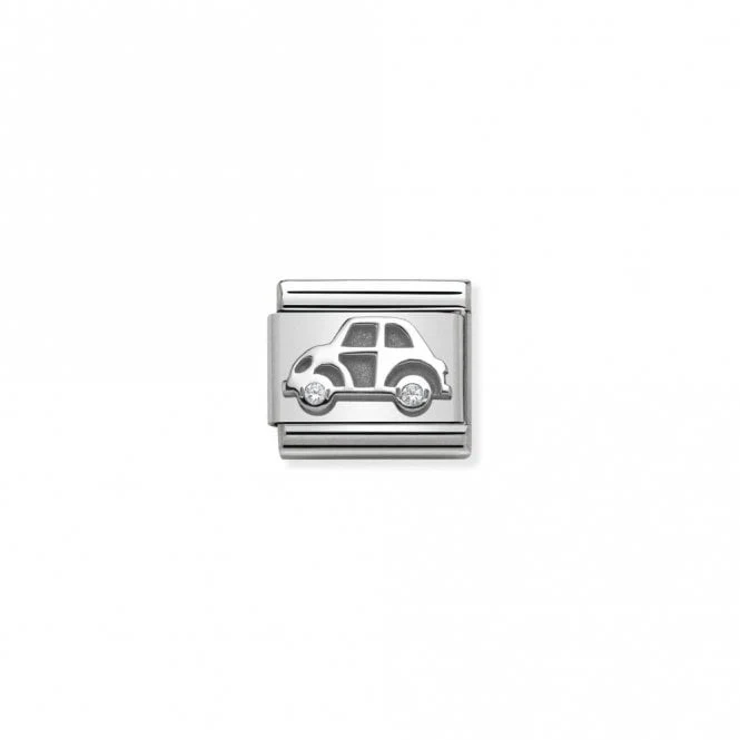 Classic Silver CZ Car Fashion & Fun Charms