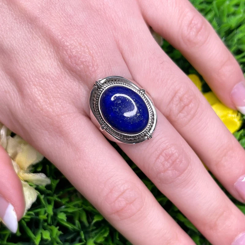 Lapislazuli-Silberring #74