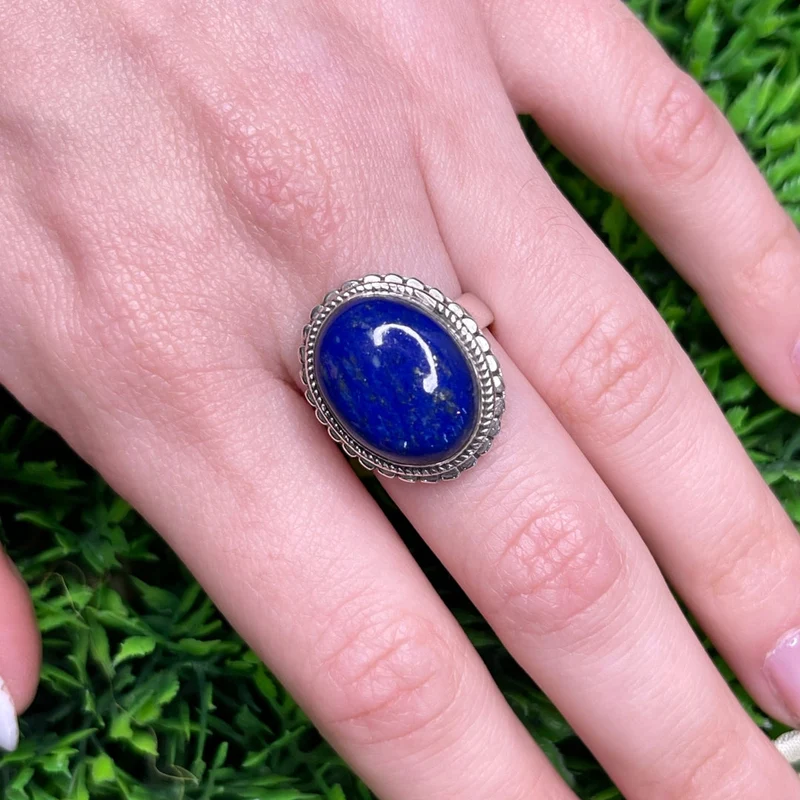 Lapislazuli-Silberring #96