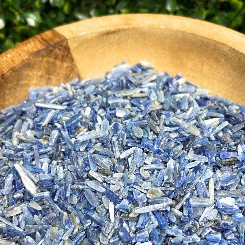 Blaue Kyanit-Chips