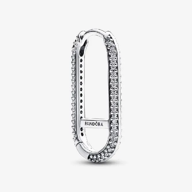ME Extended Pave Link Single Earring