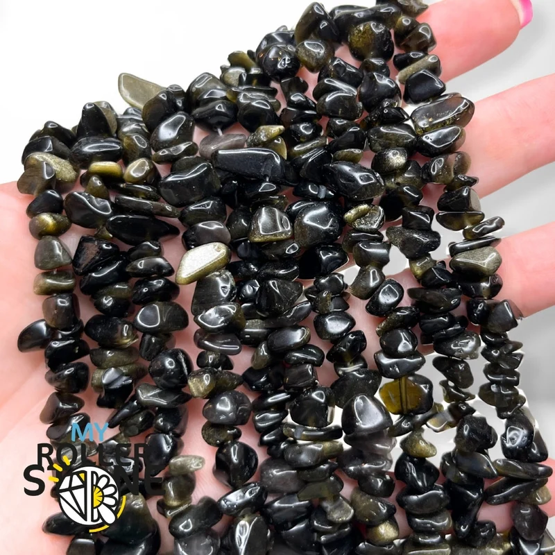 Goldene Obsidian-Splitter 78 cm