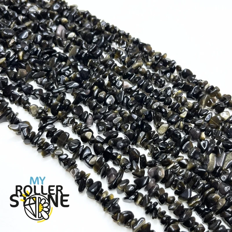Goldene Obsidian-Splitter 78 cm