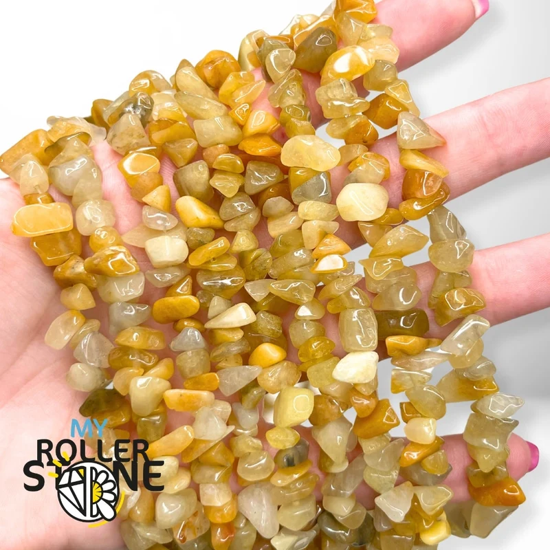 Gelbe Topas-Chips 78 cm