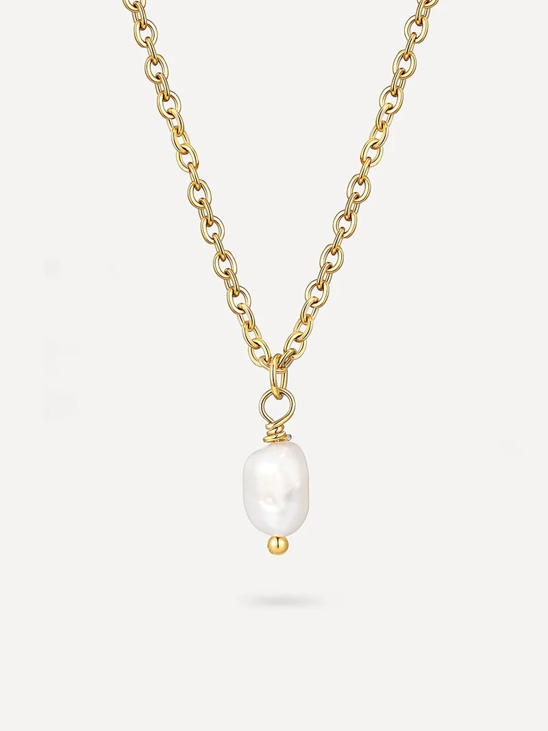 Simple Pearl Pendant Kette