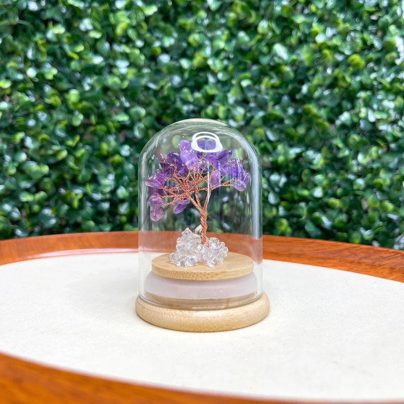 Amethystbaum unter Glocke