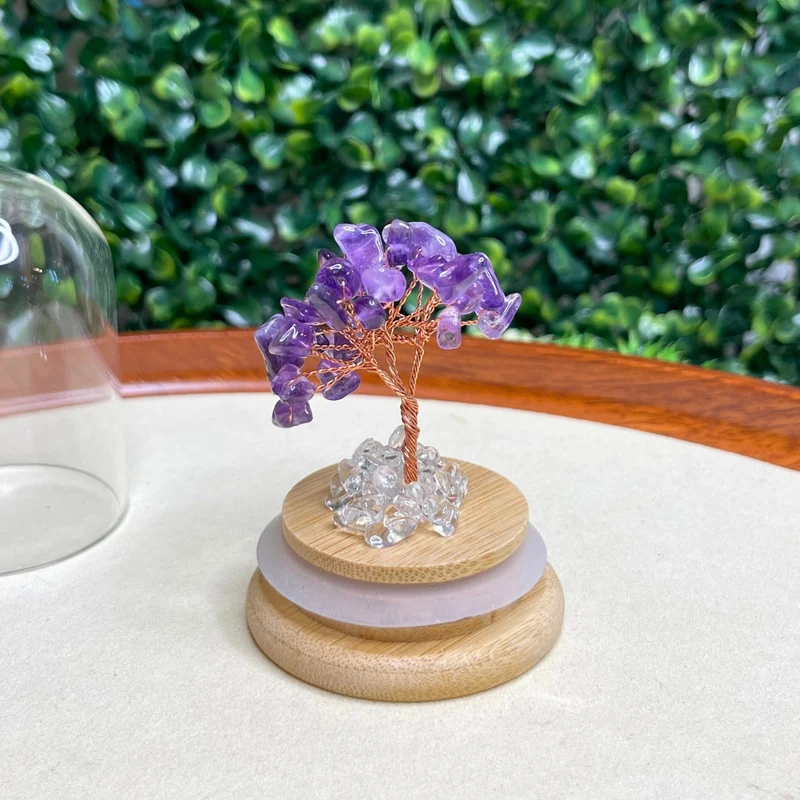 Amethystbaum unter Glocke
