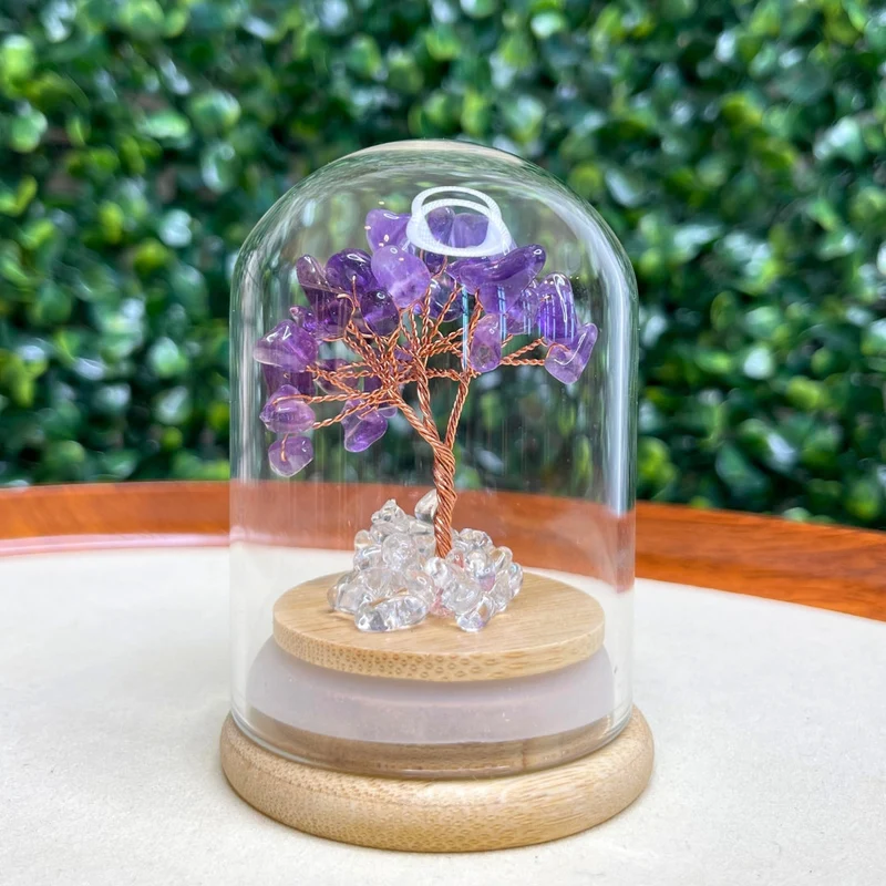 Amethystbaum unter Glocke
