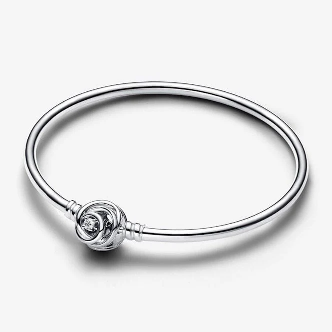 Moments Mother's Day Encircled Clasp Bangle, 19cm