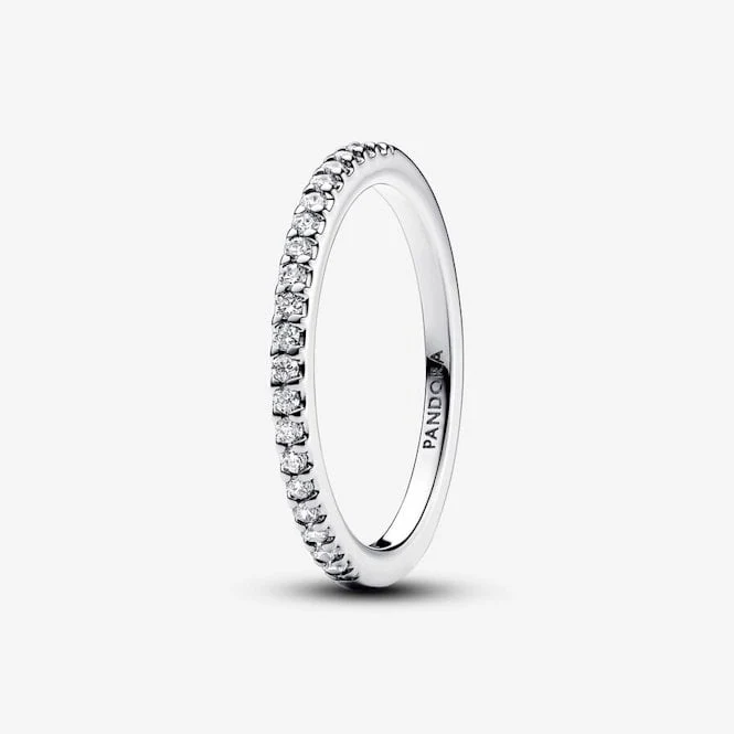 Sparkling Band Ring, Size 52