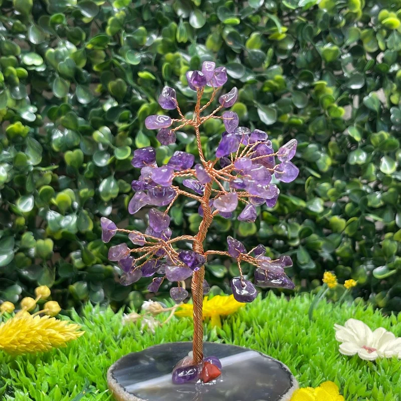 Lebensbaum Amethyst mit Achat